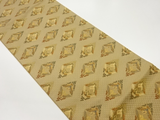 JAPANESE FUKURO OBI / WOVEN PHOENIX
